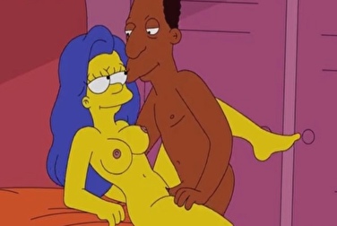 Порно мультик Симпсоны Барт и Мардж решили пошалить