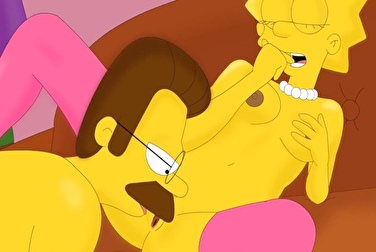 Частное домашнее секс видео американской аниме семьи Симпсонов